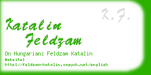 katalin feldzam business card